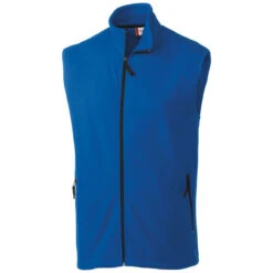 Clique Men's Royal Blue Summit Full Zip Microfleece Vest