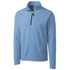 Clique Men's Light Blue Summit Half Zip Microfleece