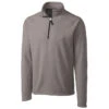 Clique Men's Silver Summit Half Zip Microfleece -Clique MQO00027 Silver F