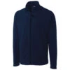Clique Men's Navy Summit Full Zip Microfleece -Clique MQO00028 Navy F