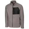 Clique Men's Silver Summit Microfleece Hybrid Full Zip -Clique MQO00057 Silver F