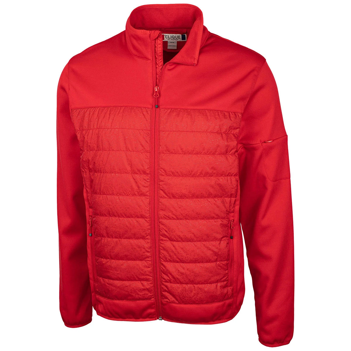 Clique Men's Red Fiery Hybrid Jacket 3 Clique Men's Red Fiery Hybrid Jacket