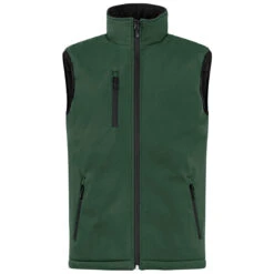 Clique Men's Bottle Green Equinox Insulated Softshell Vest