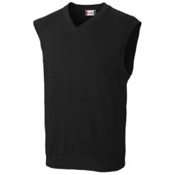 Clique Men's Black Imatra V-neck Sweater Vest
