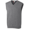Clique Men's Charcoal Melange Imatra V-neck Sweater Vest 2 Clique Men's Charcoal Melange Imatra V-neck Sweater Vest -Clique MQS00003 Charcoal Melange F