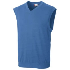 Clique Men's Sea Blue Imatra V-neck Sweater Vest